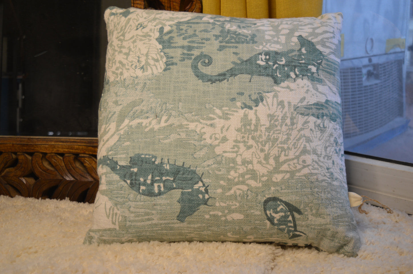 MC#006 Sea Shells Cotton Cushion Cover